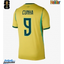 Brasil Matheus Cunha #9 Hjemmedrakt VM 2026 Kortermet